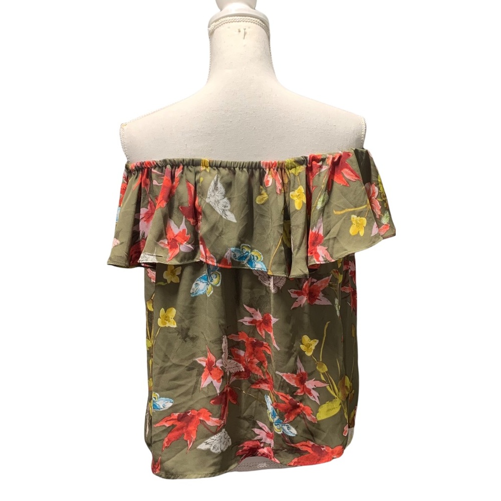 Anthropologie Maeve Vallita Off The Shoulder Floral Top Size S - Picture 6 of 13